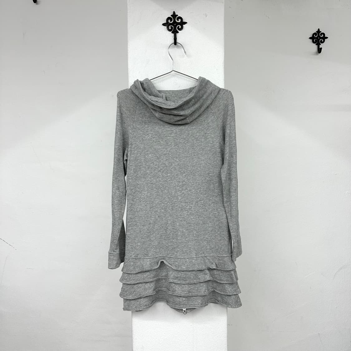 frilled skirt hood jacket 상품이미지4