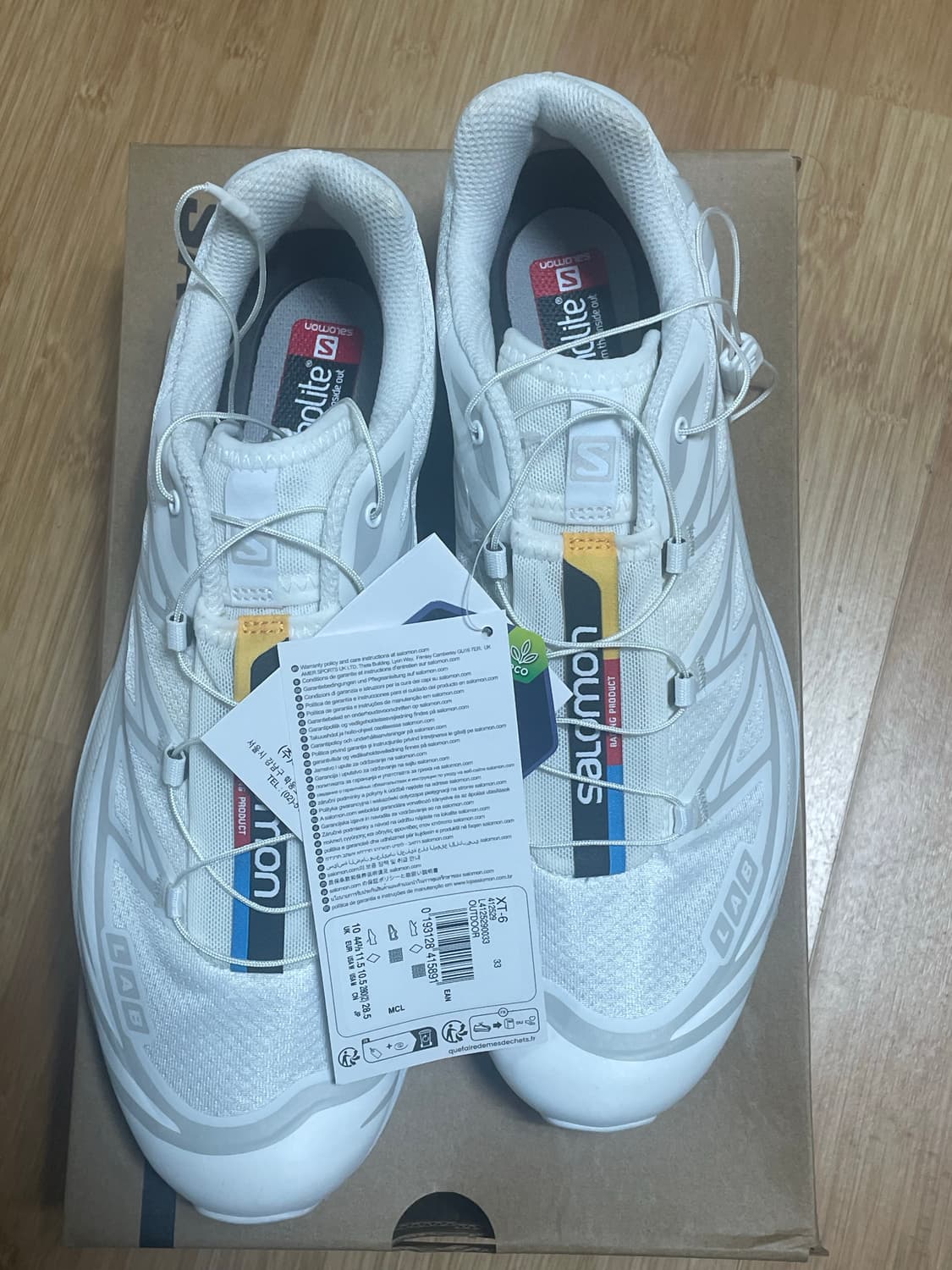 살로몬 XT-6 화이트 280mm (새상품) 상품이미지3