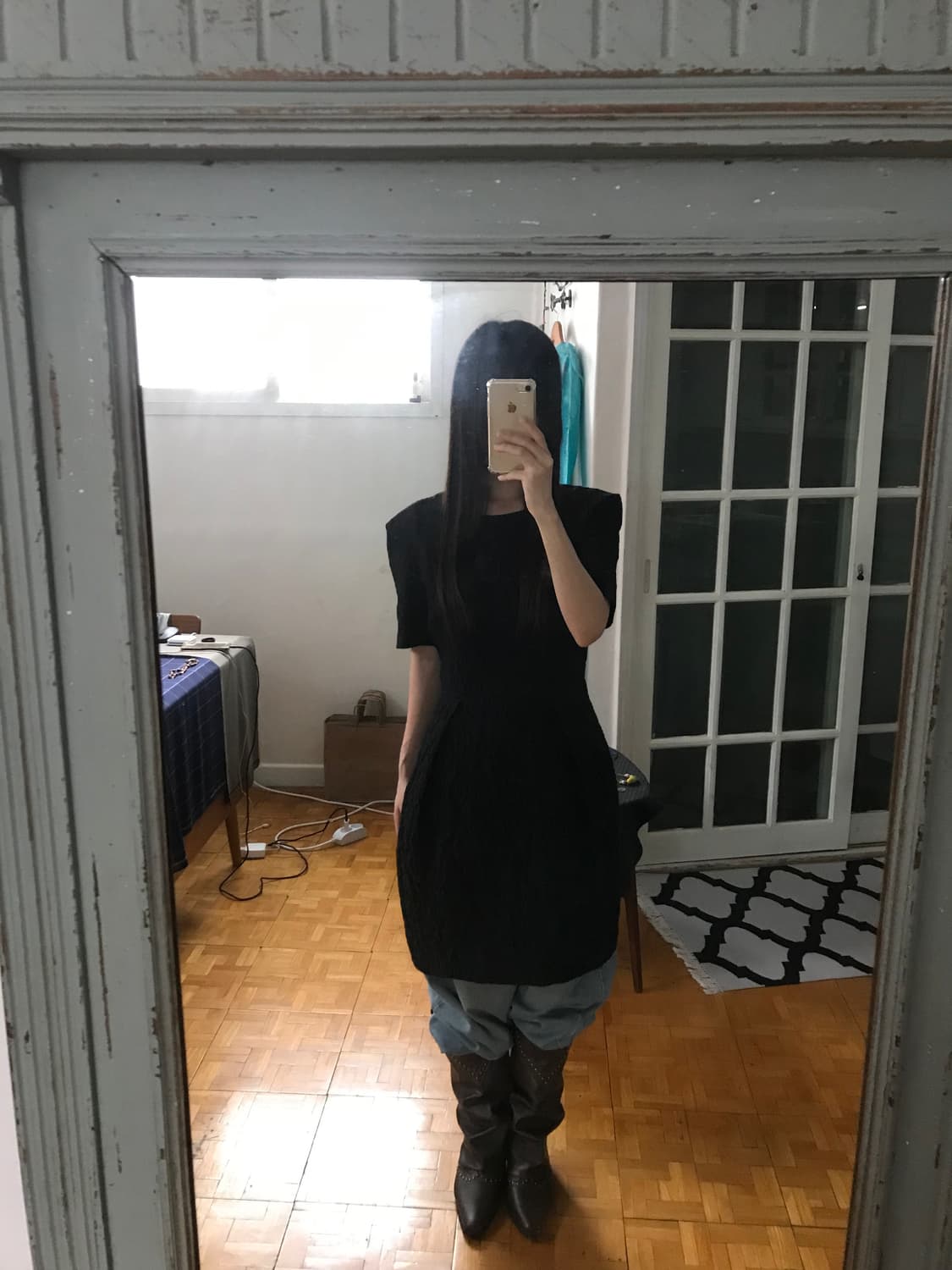 vintage black one-piece 상품이미지2