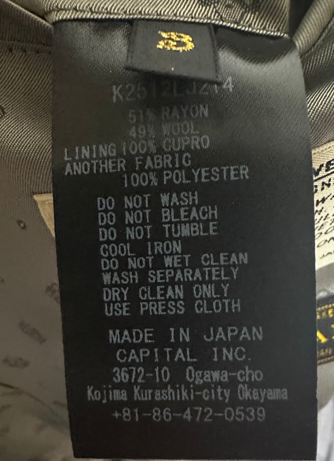 캐피탈 엘보우 컷 더블자켓 상품이미지5