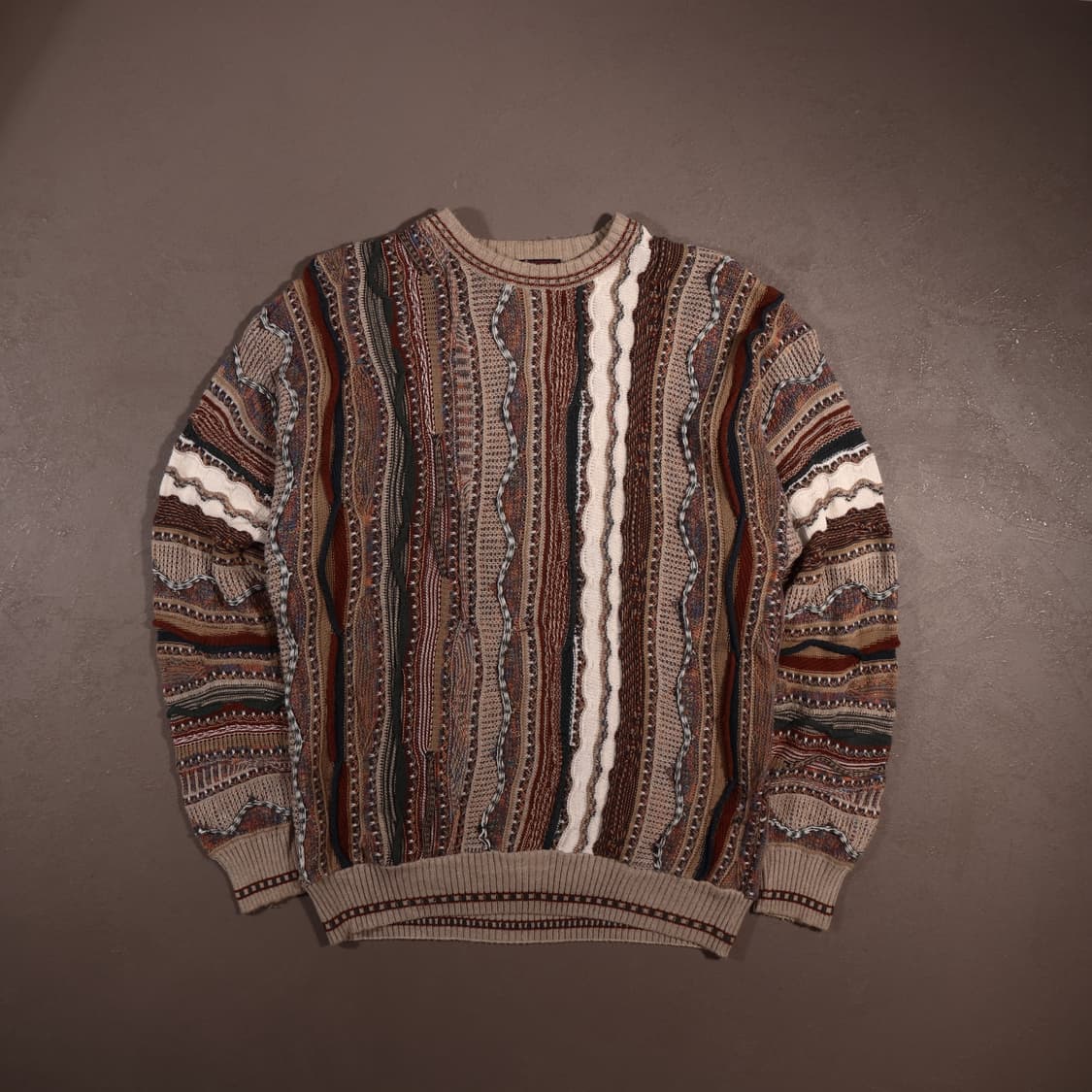 빈티지 케이블 패턴 니트 상품이미지1