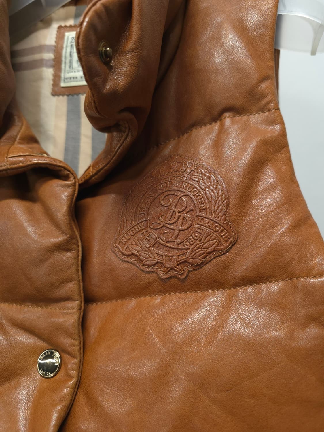 빈폴 빈티지 여성 양가죽 패딩 베스트(90사이즈) 상품이미지3