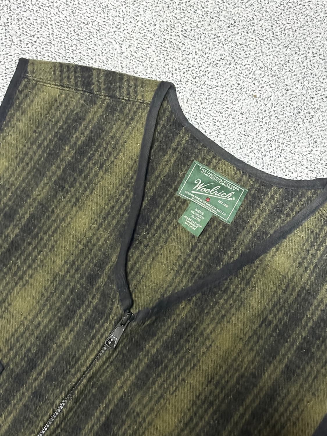 Woolrich 울리치 빈티지 울 트위드 헌팅 베스트 상품이미지2