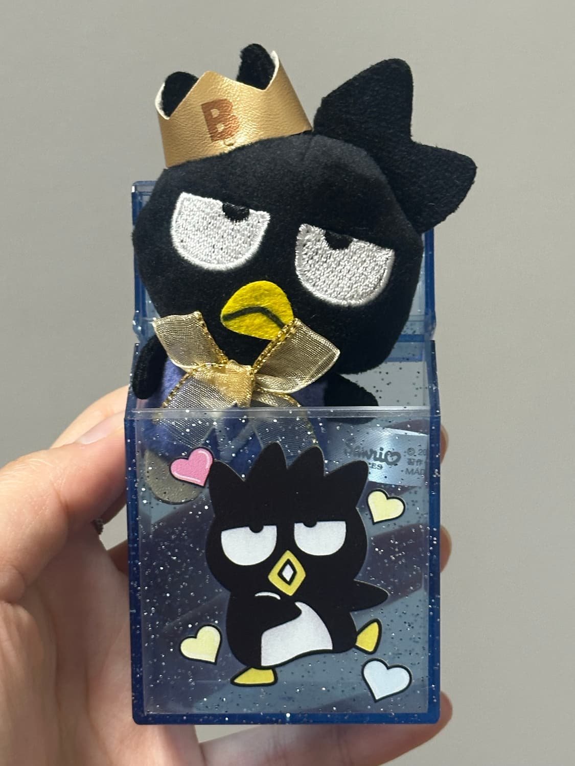 산리오 배드바츠마루 인형 뱃지 상품이미지3