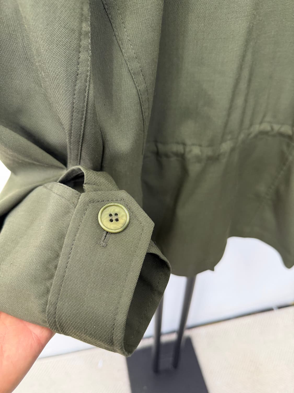 정품) Theory 띠어리 여성 카키 야상 자켓 M 상품이미지6