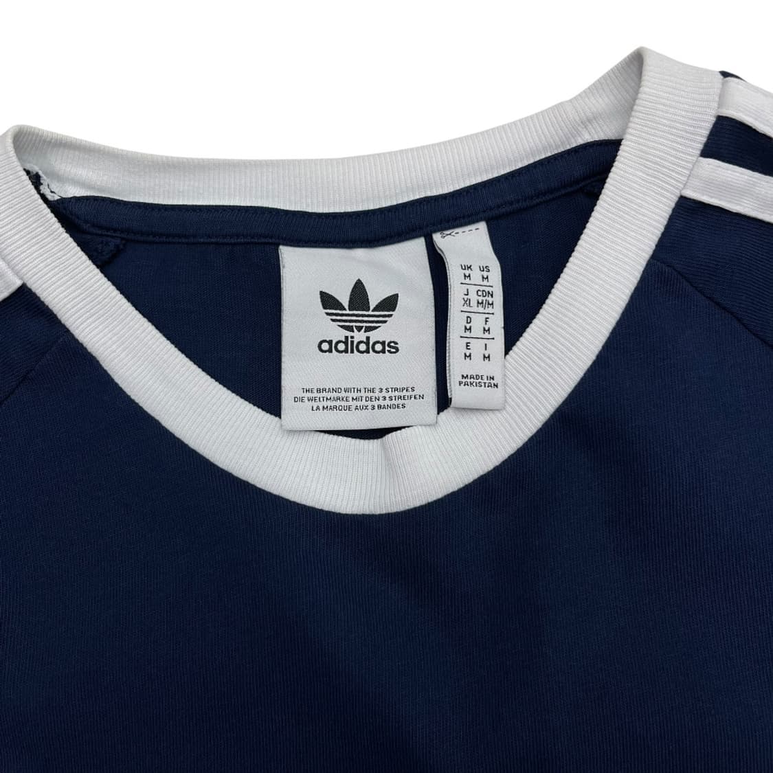 아디다스 화이트라인 네이비 링거 반팔 M 상품이미지5