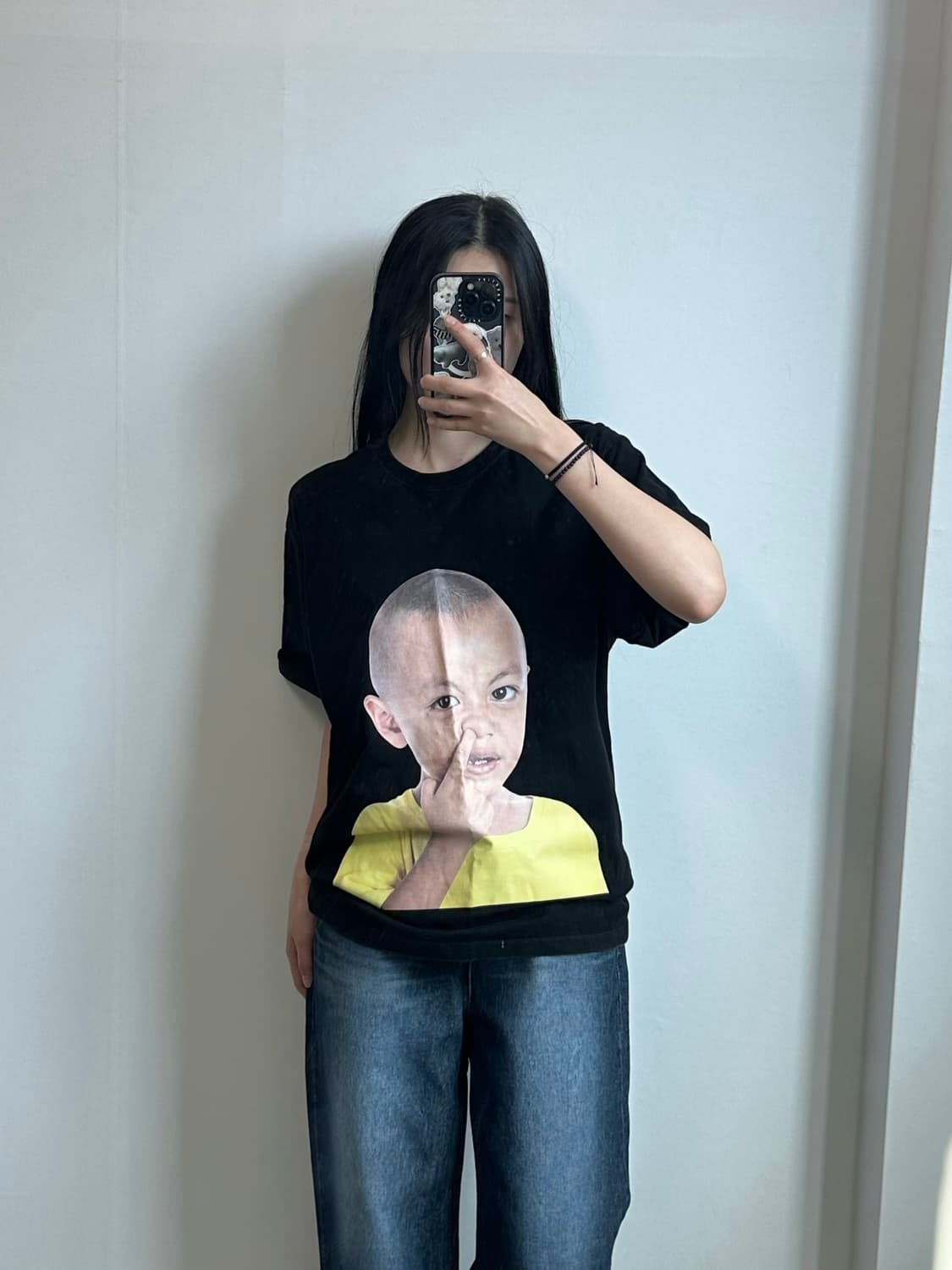 아크메드라비 빅로고 블랙 반팔 티셔츠 상품이미지1