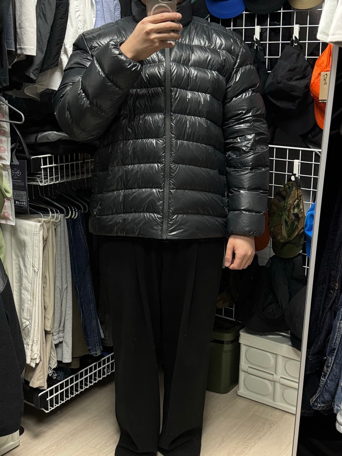 노스페이스 마티에 RDS 다운 자켓 차콜 2XL 품번 NJ1DQ51C 상품이미지7