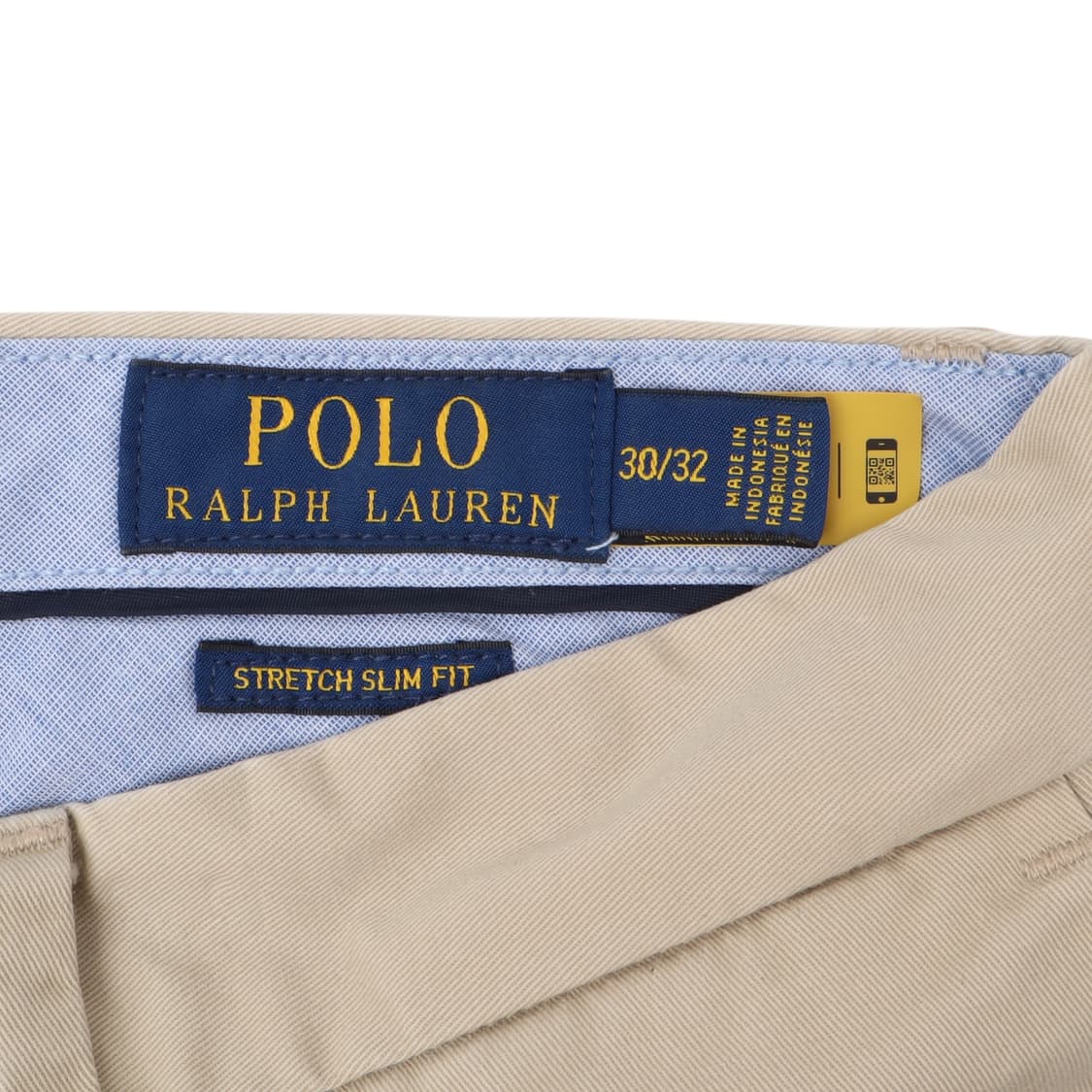 폴로 랄프로렌 QR 베이지 스트레치 슬림핏 코튼 팬츠 상품이미지8
