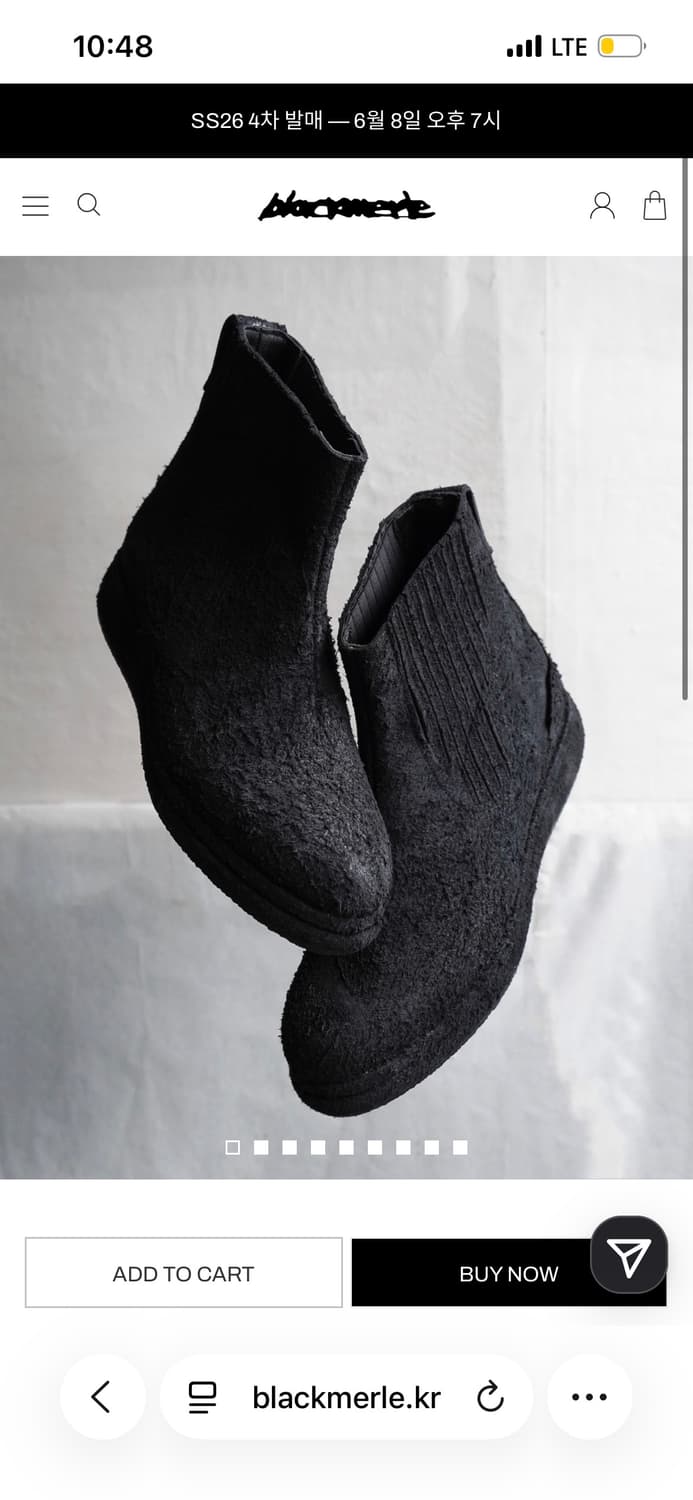 구매) blackmerle split boots 상품이미지1
