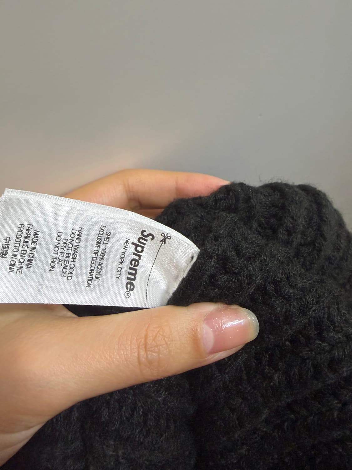 슈프림 클래식 로고 비니 상품이미지2