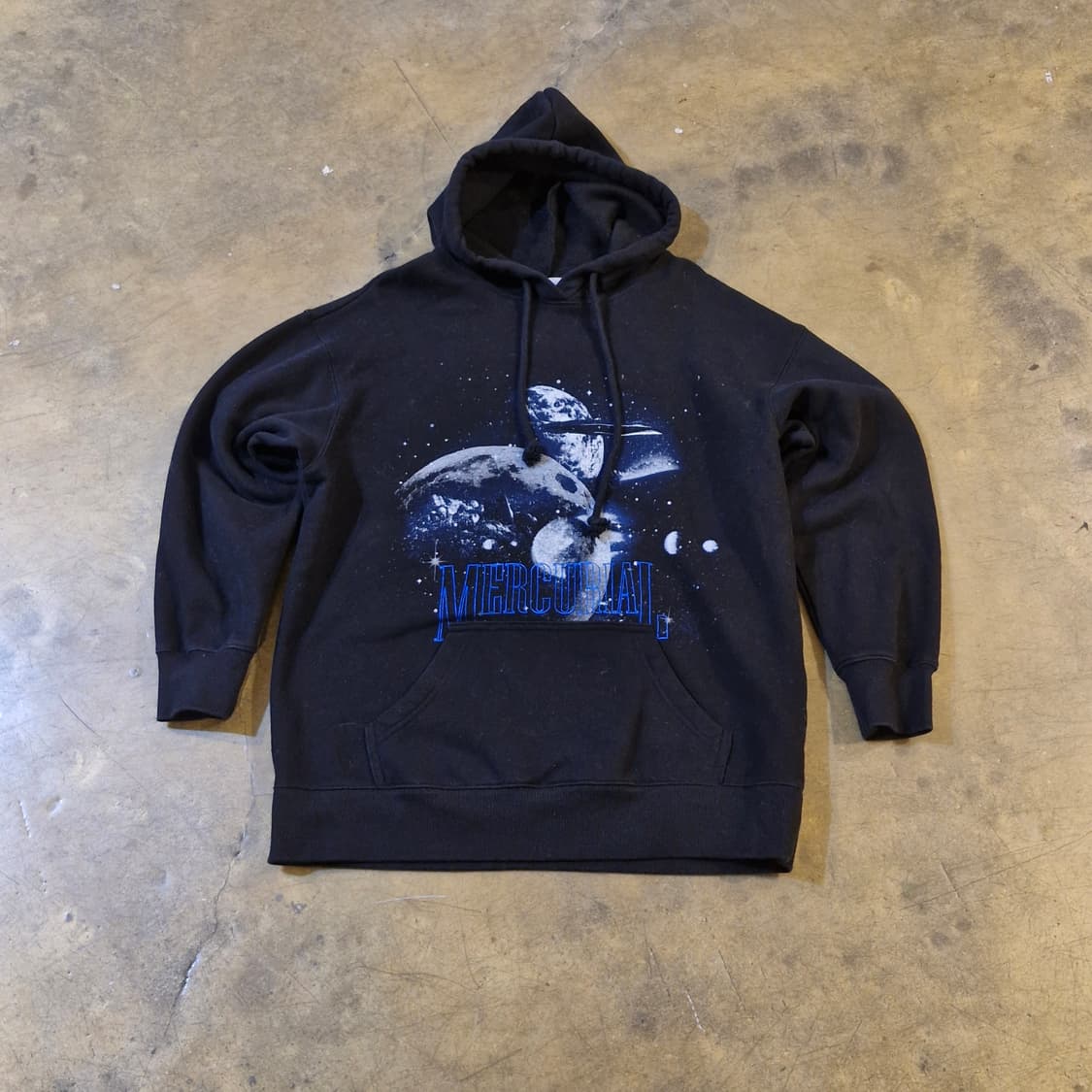 에잇세컨즈 8" 스페이스 머큐리얼 프린팅 후드티 상품이미지1
