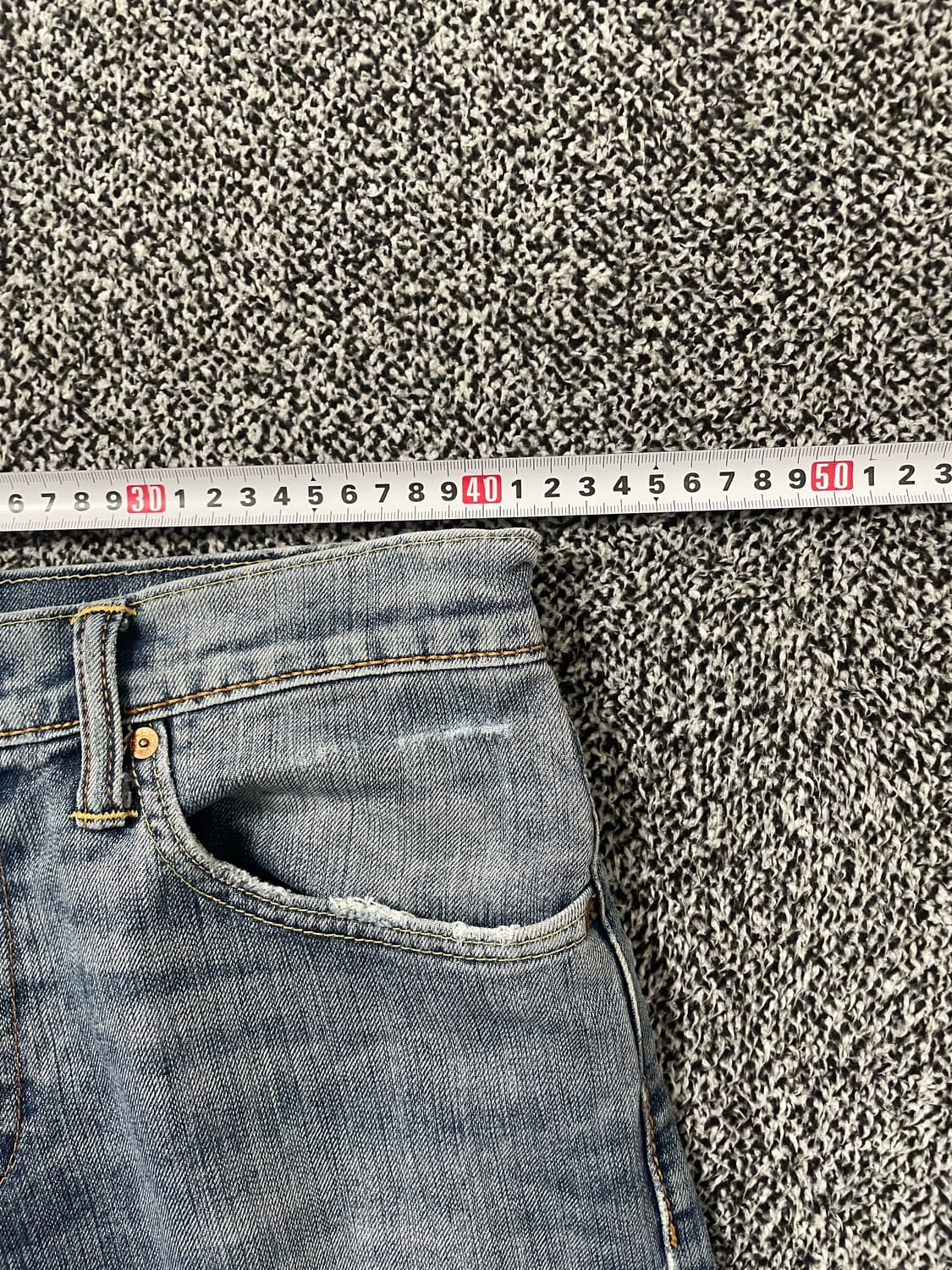 빈티지9. 리바이스 511 슬림핏 데님팬츠 청바지 연청 상품이미지4