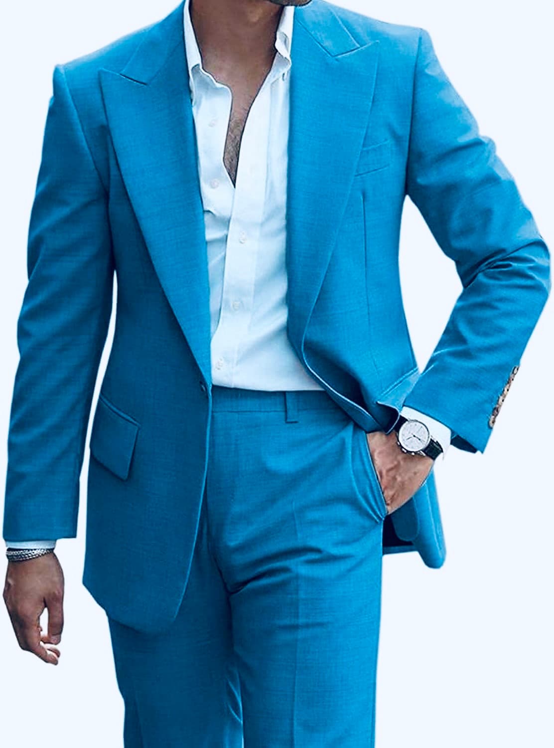 (명작,강추👍)톰포드 쉘튼 사파이어 블루 자켓 블레이져 수트 상품이미지5