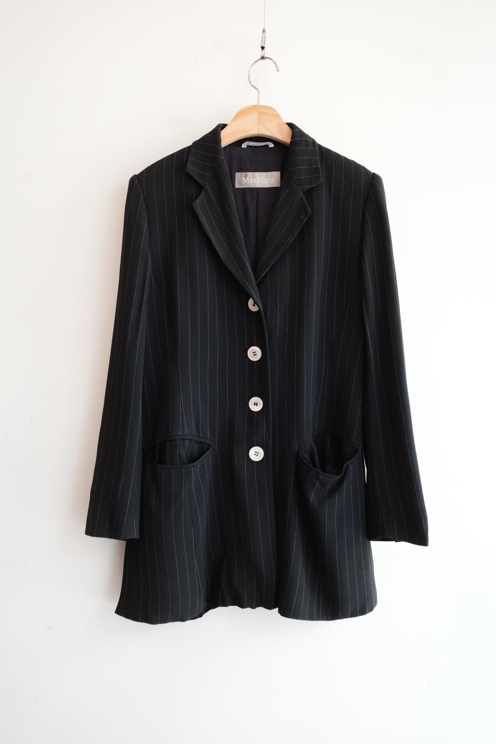 MAX MARA 막스마라 스트라이프 패턴 자켓 (made in Italy 상품이미지1