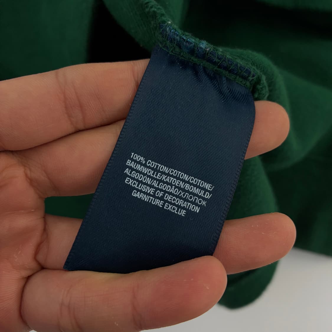 Polo  폴로 랄프로렌 자수 코튼 그린 반집업 니트 상품이미지6