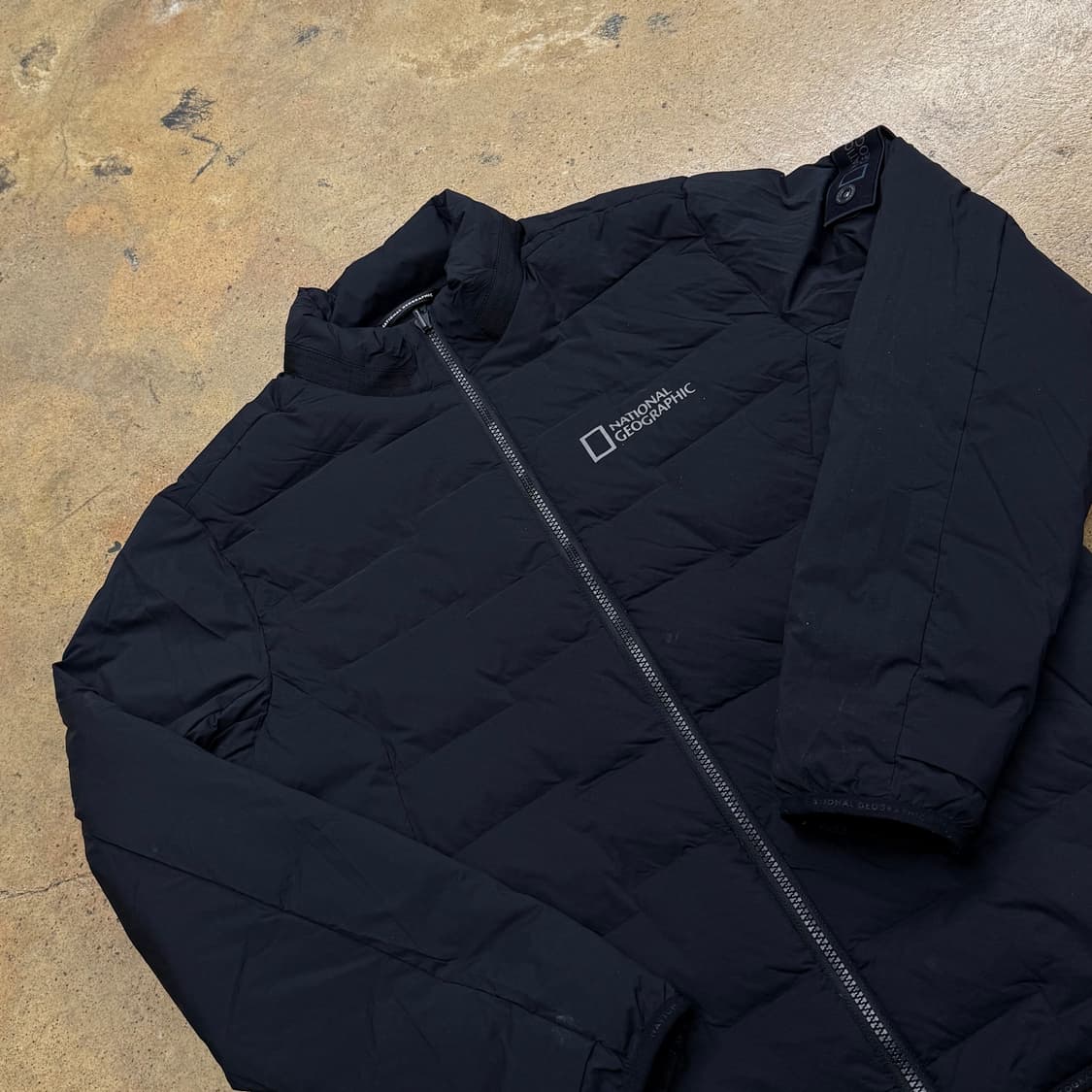 [정품/M] 내셔널지오그래픽 블랙 패딩 자켓 b17 상품이미지1
