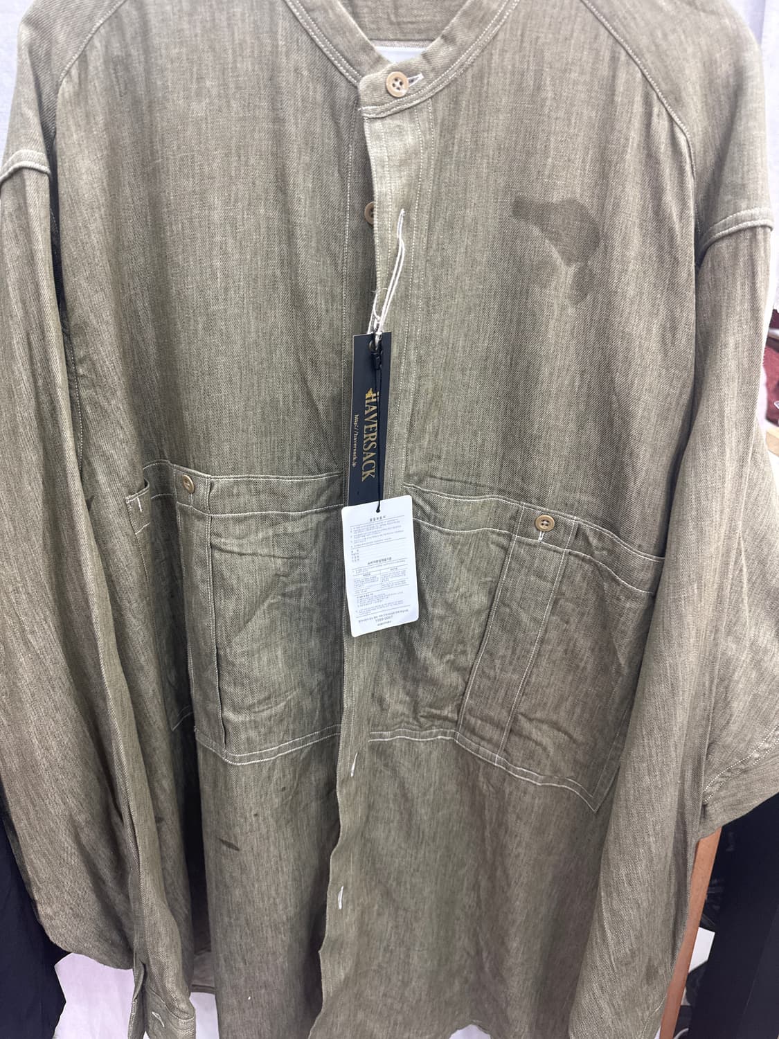 Haversack 하버색 새상품 셔츠 상품이미지5