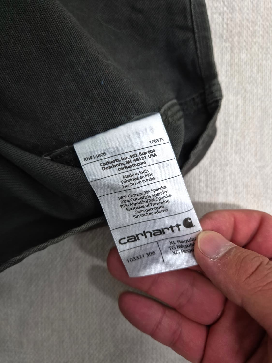 칼하트 셔츠 상품이미지5