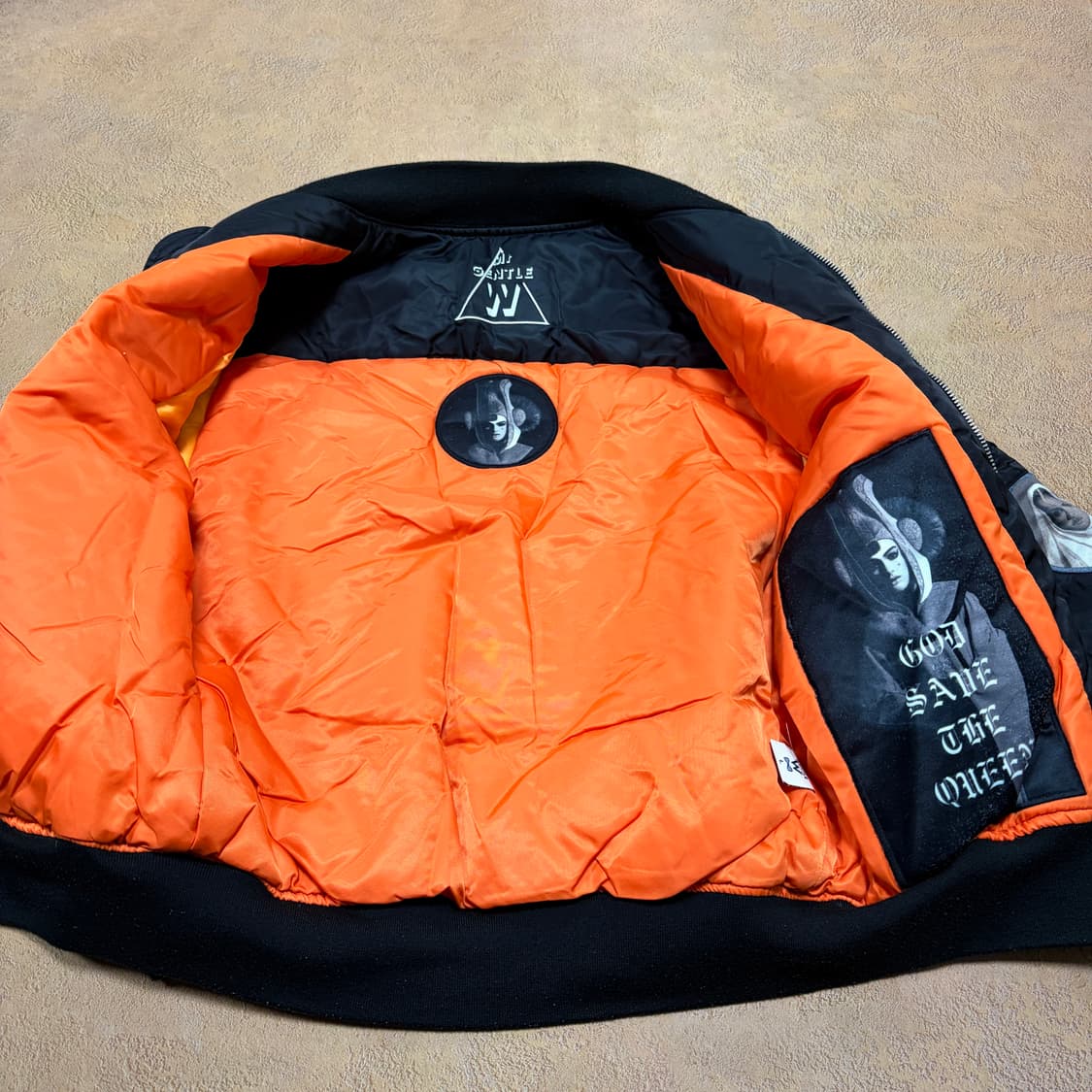 패치 포인트 MA-1 봄버 자켓(블랙색상) 상품이미지3