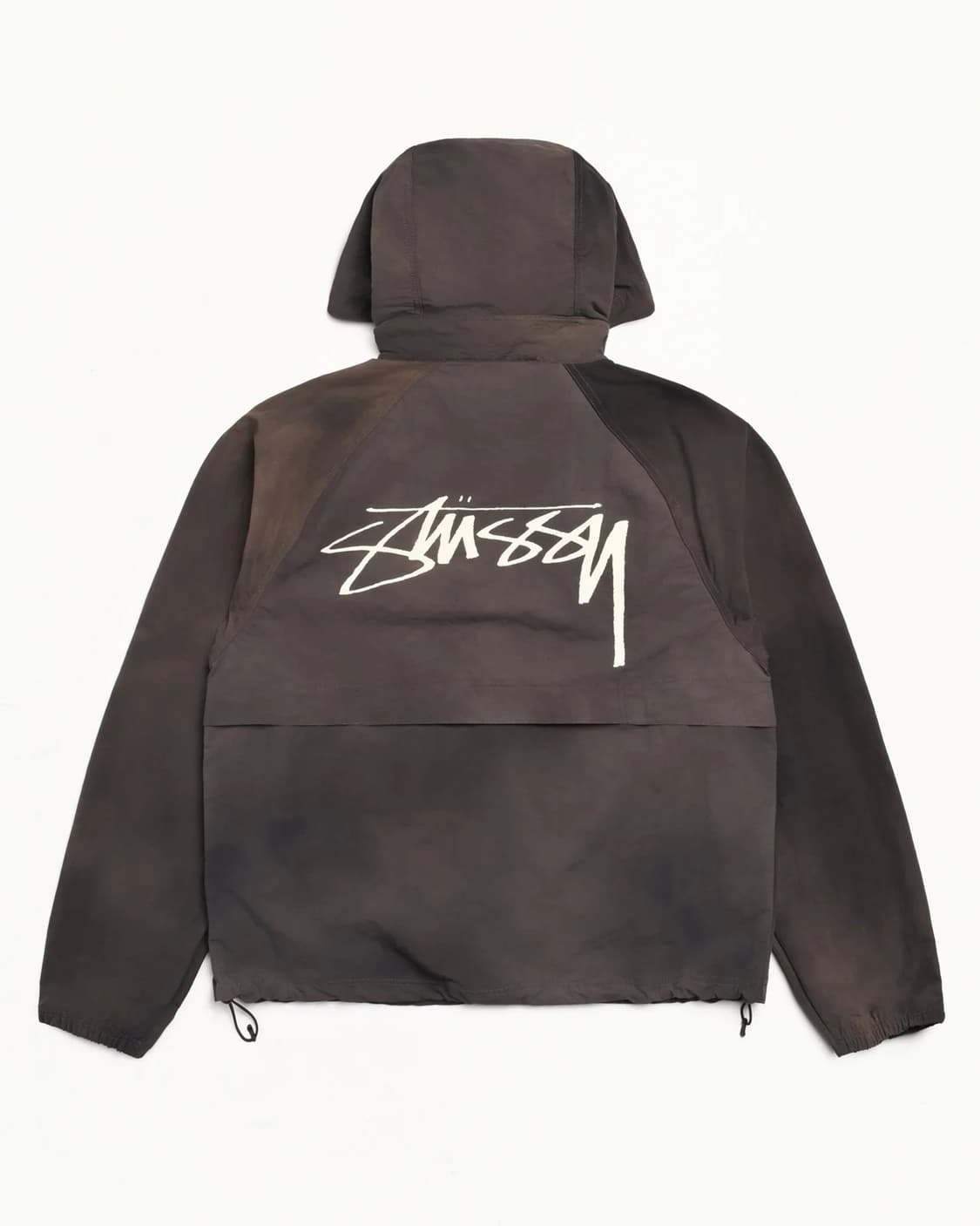 (M)스투시 웨이브 다이 비치 쉘 자켓 블랙 115745 상품이미지4