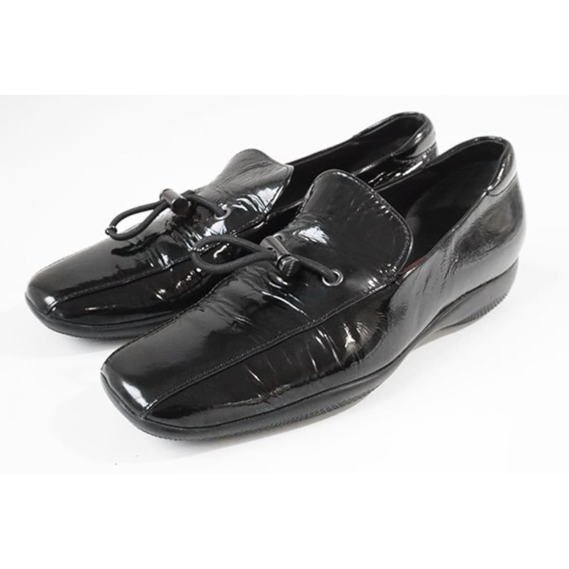 프라다 스포츠 가죽 에나멜 스니커즈 상품이미지1