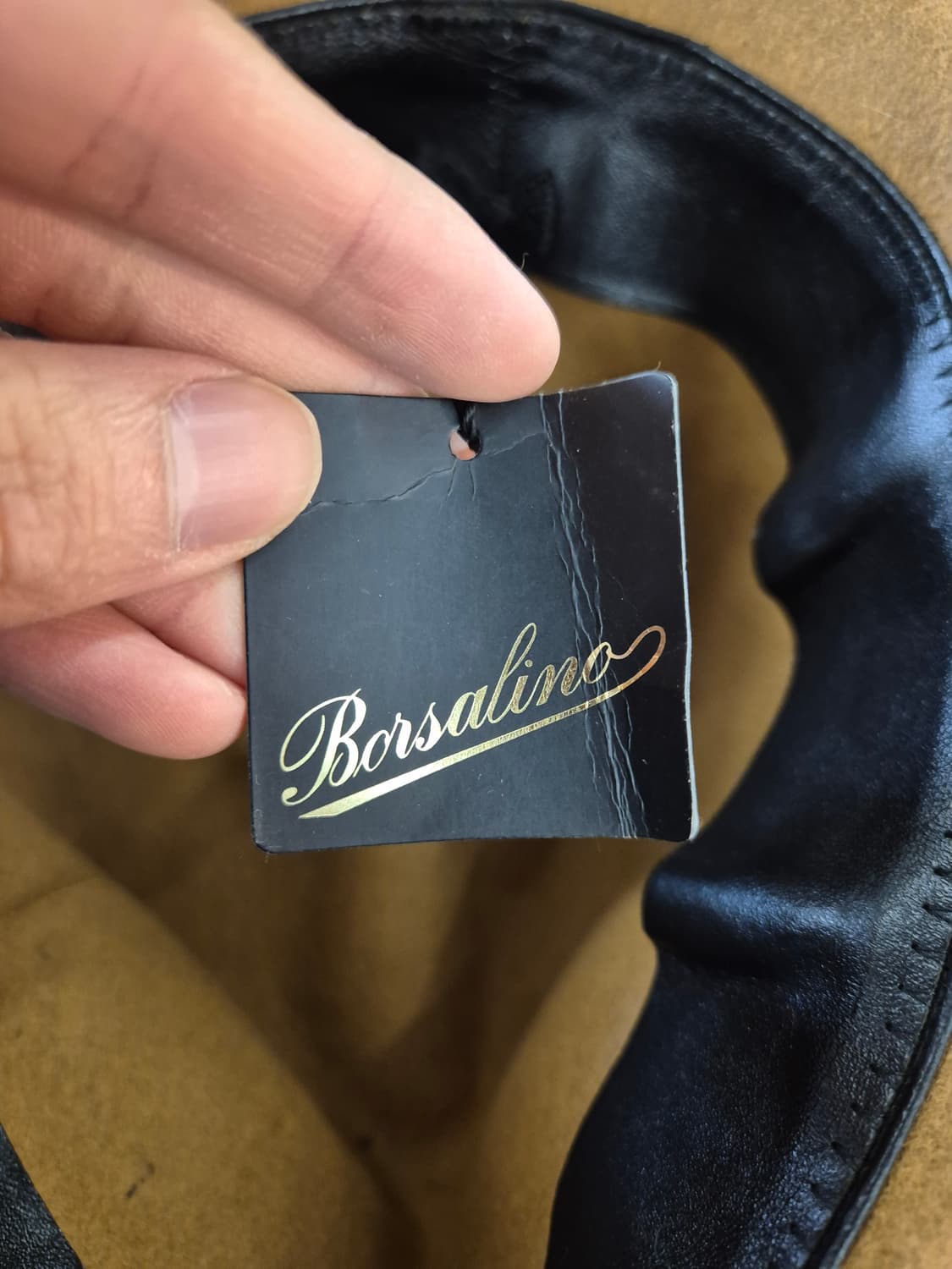 Borsalino 페도라 카멜색 상품이미지8