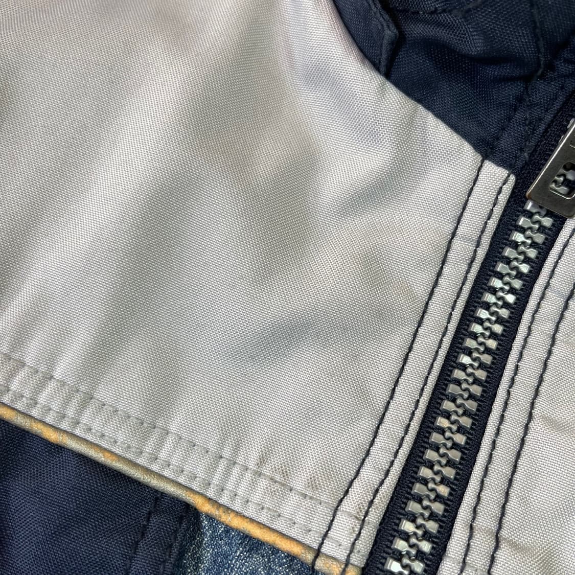 후부 빅로고 데님 레이싱 자켓 상품이미지7