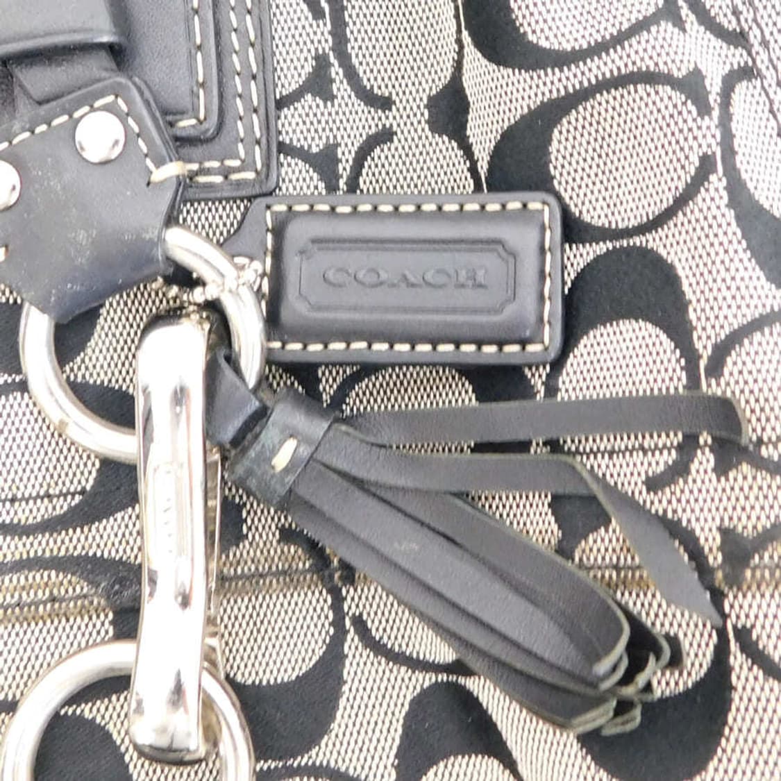 코치 블랙 숄더백 y2k 상품이미지5