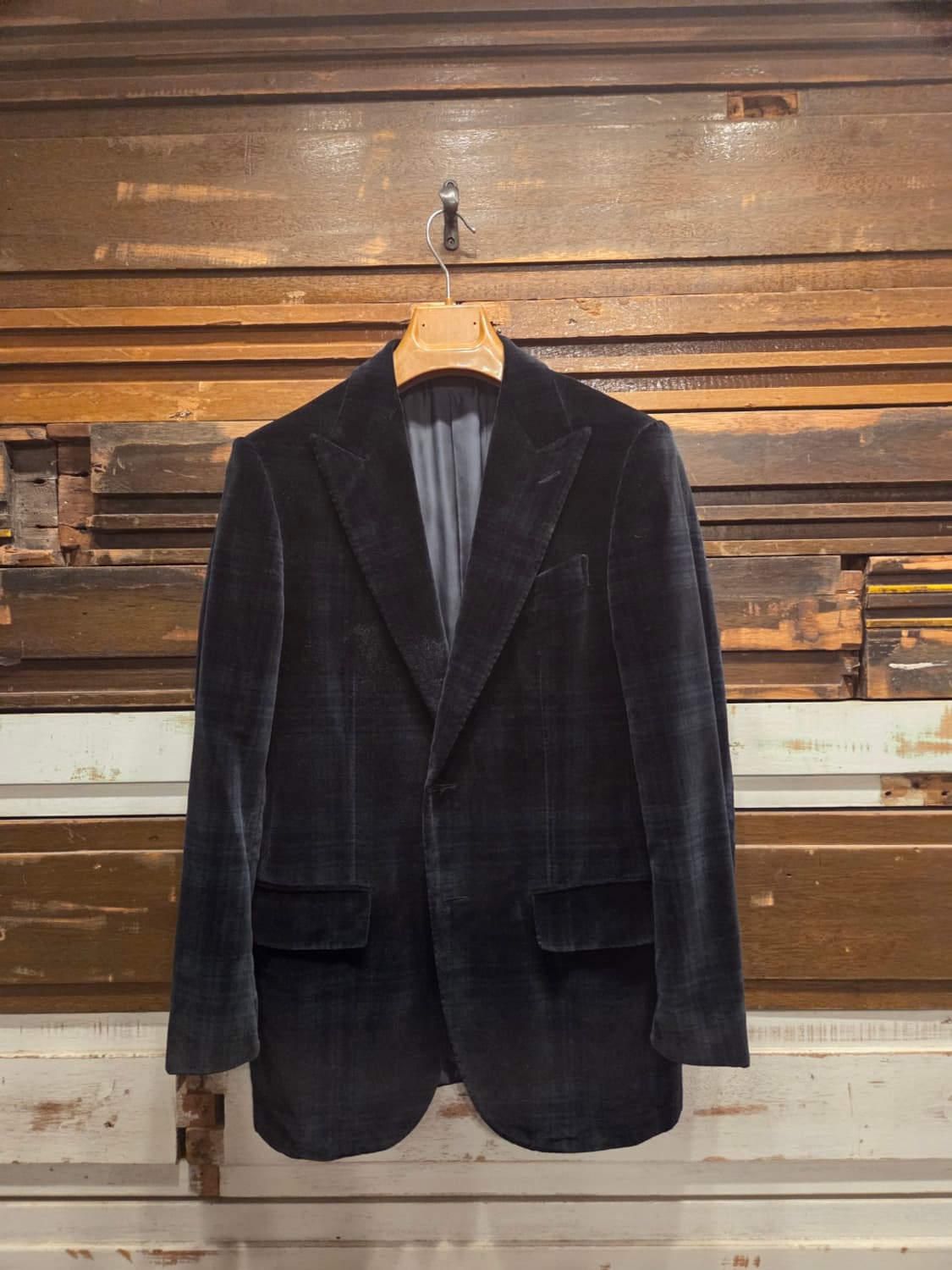 에르메네질도 제냐 꾸띄르 벨루어자켓 상품이미지1