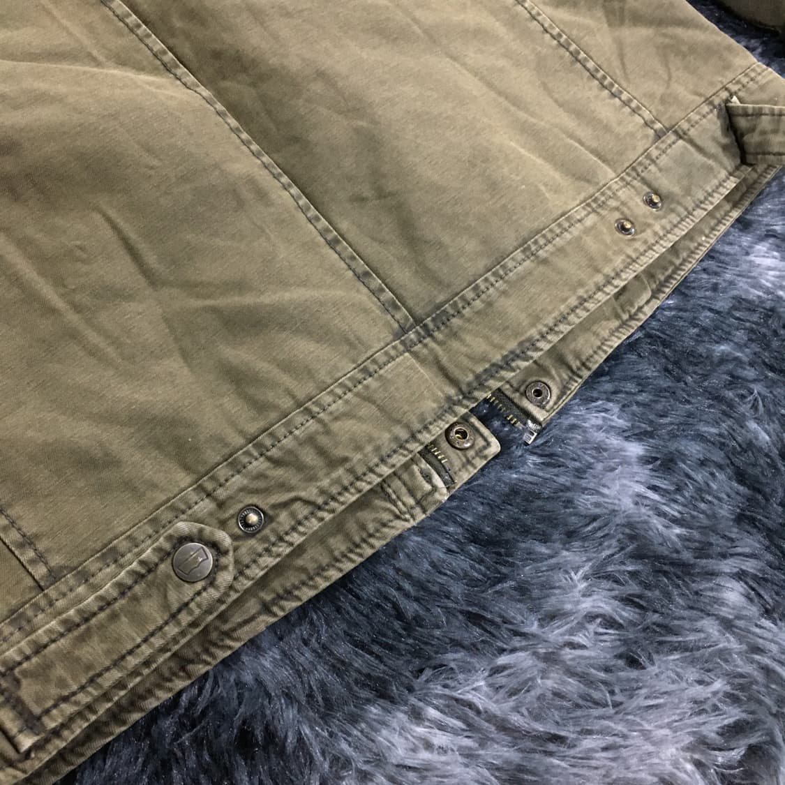 투티/0398 Levis 데저트 워크 자켓 카키 밀리터리  상품이미지4