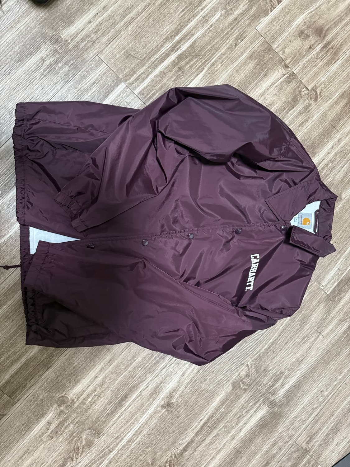 칼하트 코치 자켓 버건디 상품이미지1