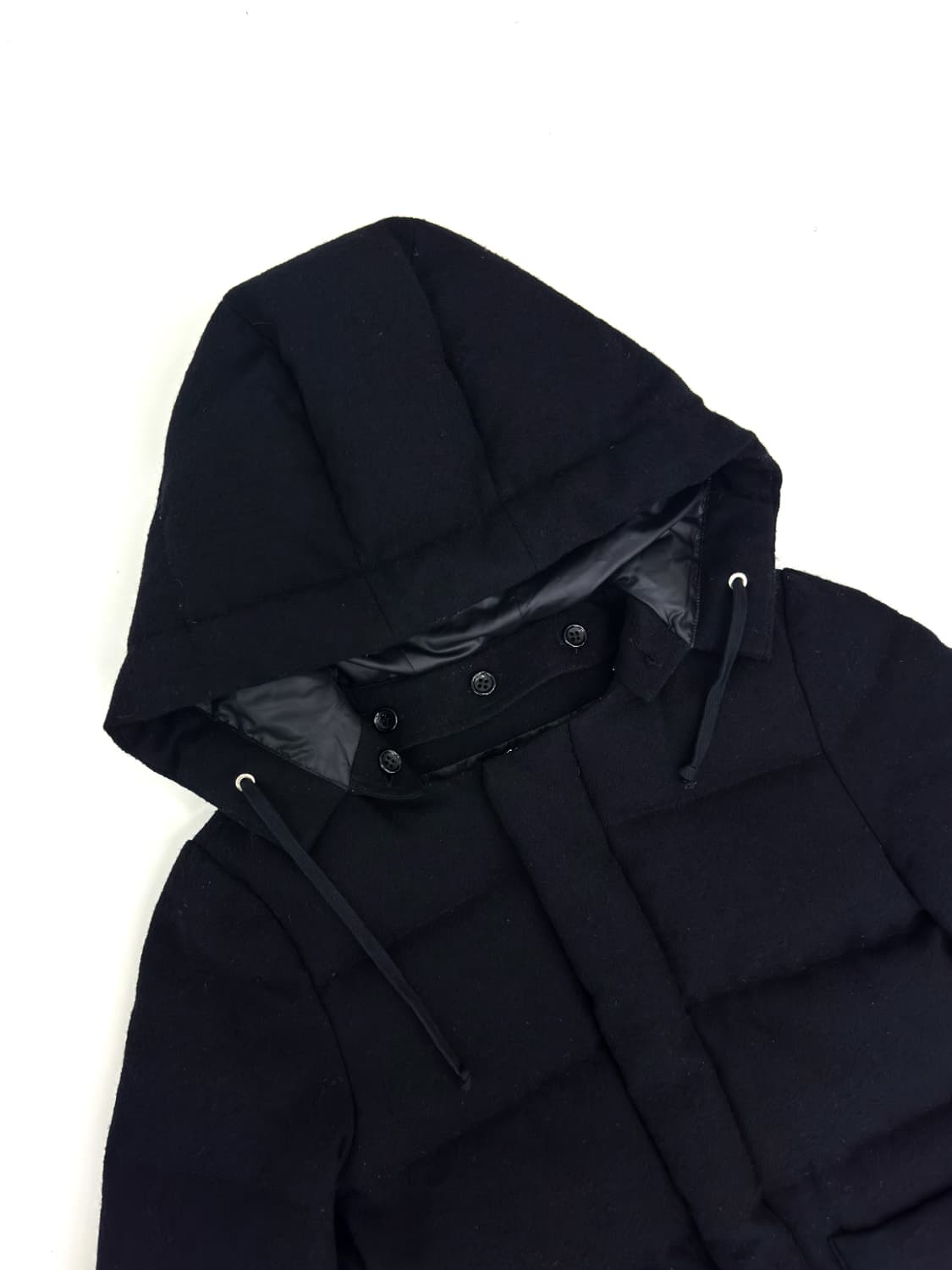 Wool Hooded Puffer Jacket/ S 상품이미지5