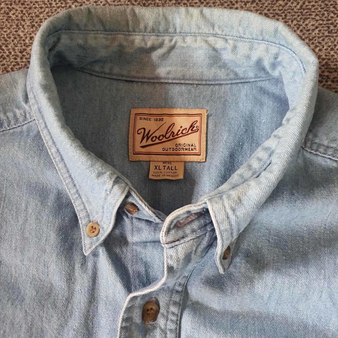 울리치 빈티지 데님 셔츠 no.58 상품이미지3