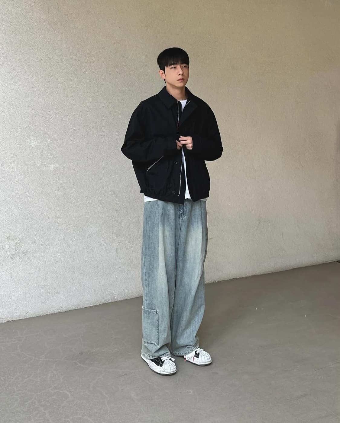 비긴202 원턱 와이드 카펜더 데님 팬츠 3 상품이미지2