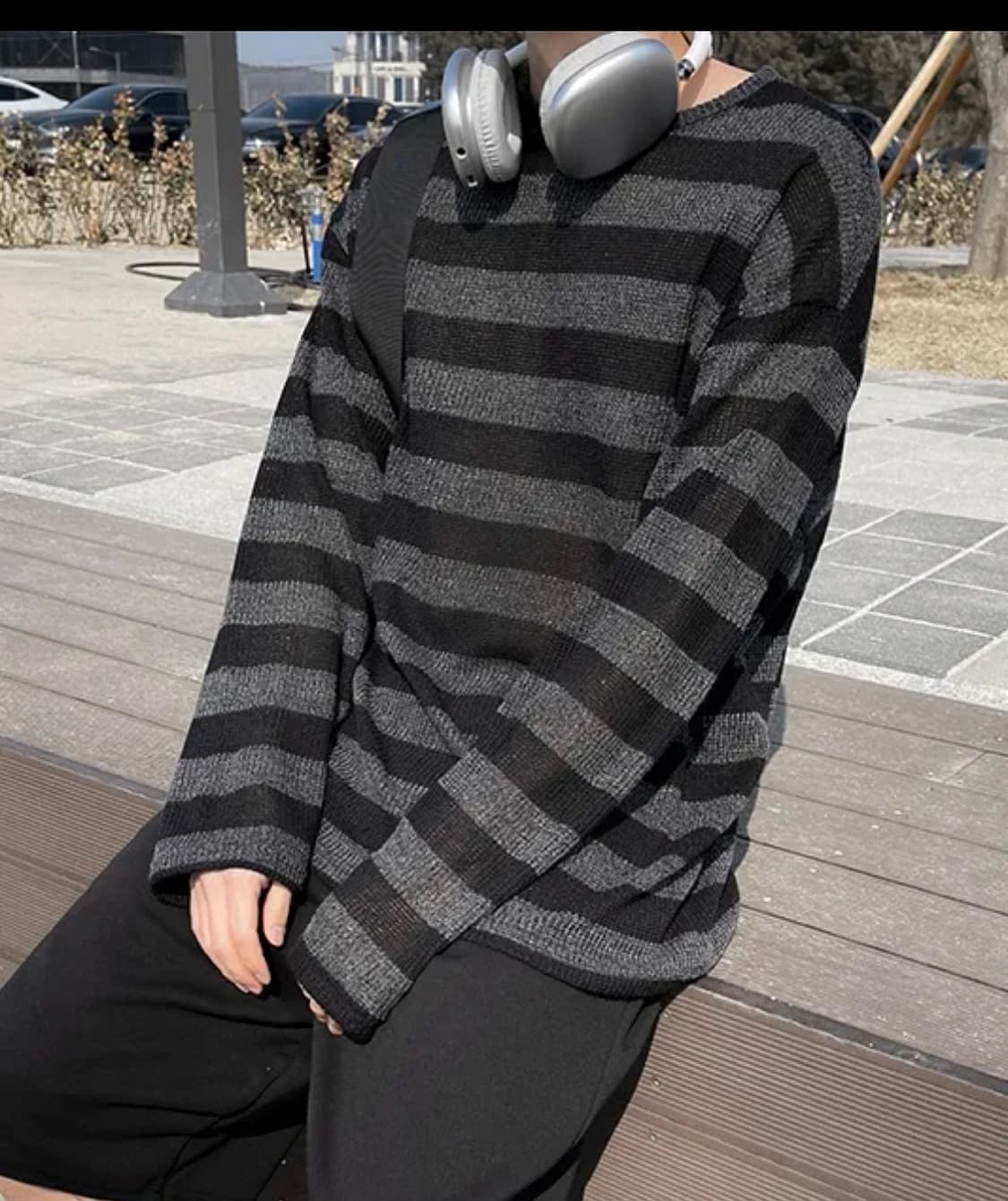 스트라이프 니트 상품이미지1