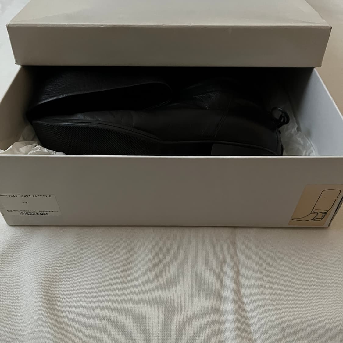 츠모리치사토 백 레이스업 슬라우치 부츠 상품이미지10