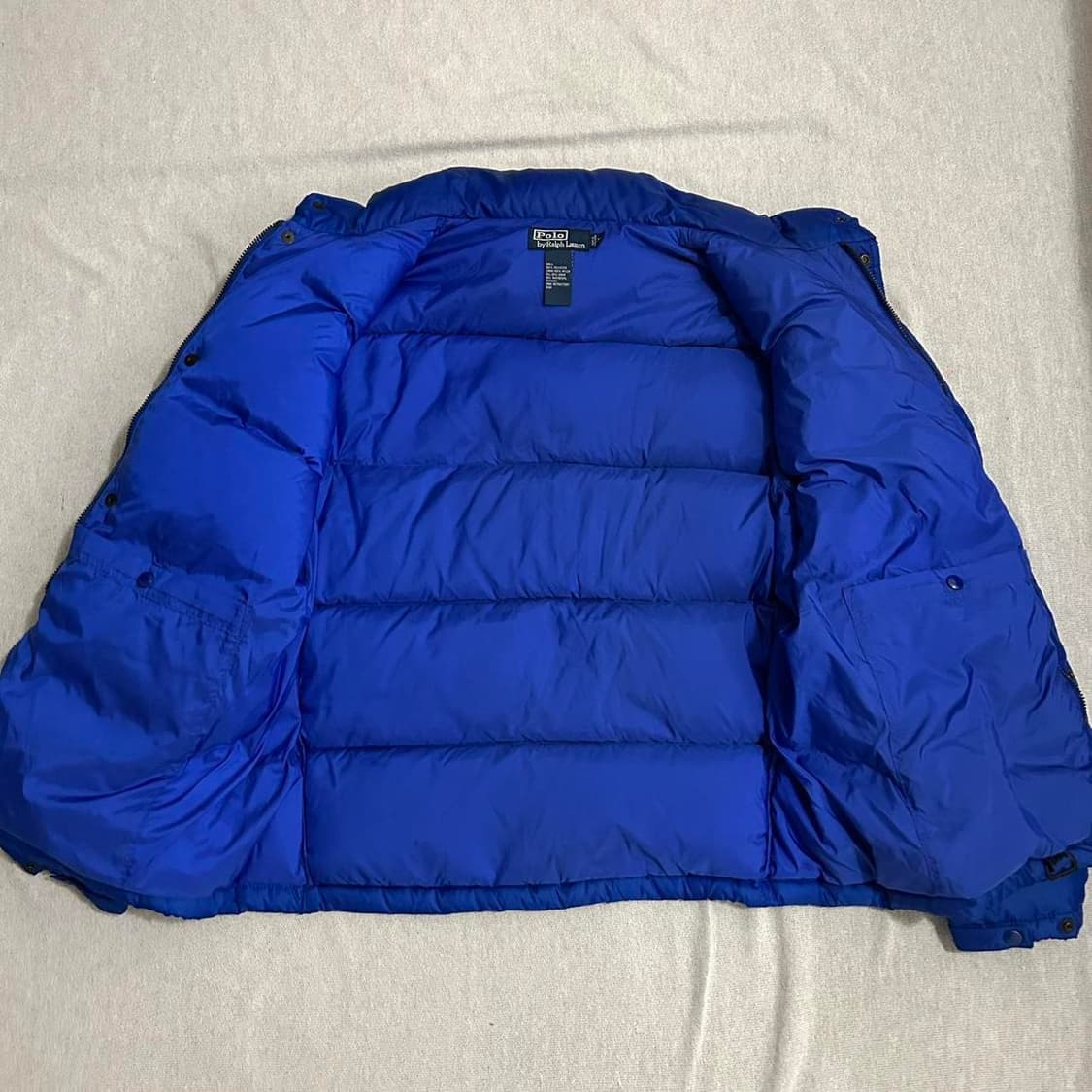 폴로 랄프 로렌의 로열 블루 패딩 자켓 상품이미지2