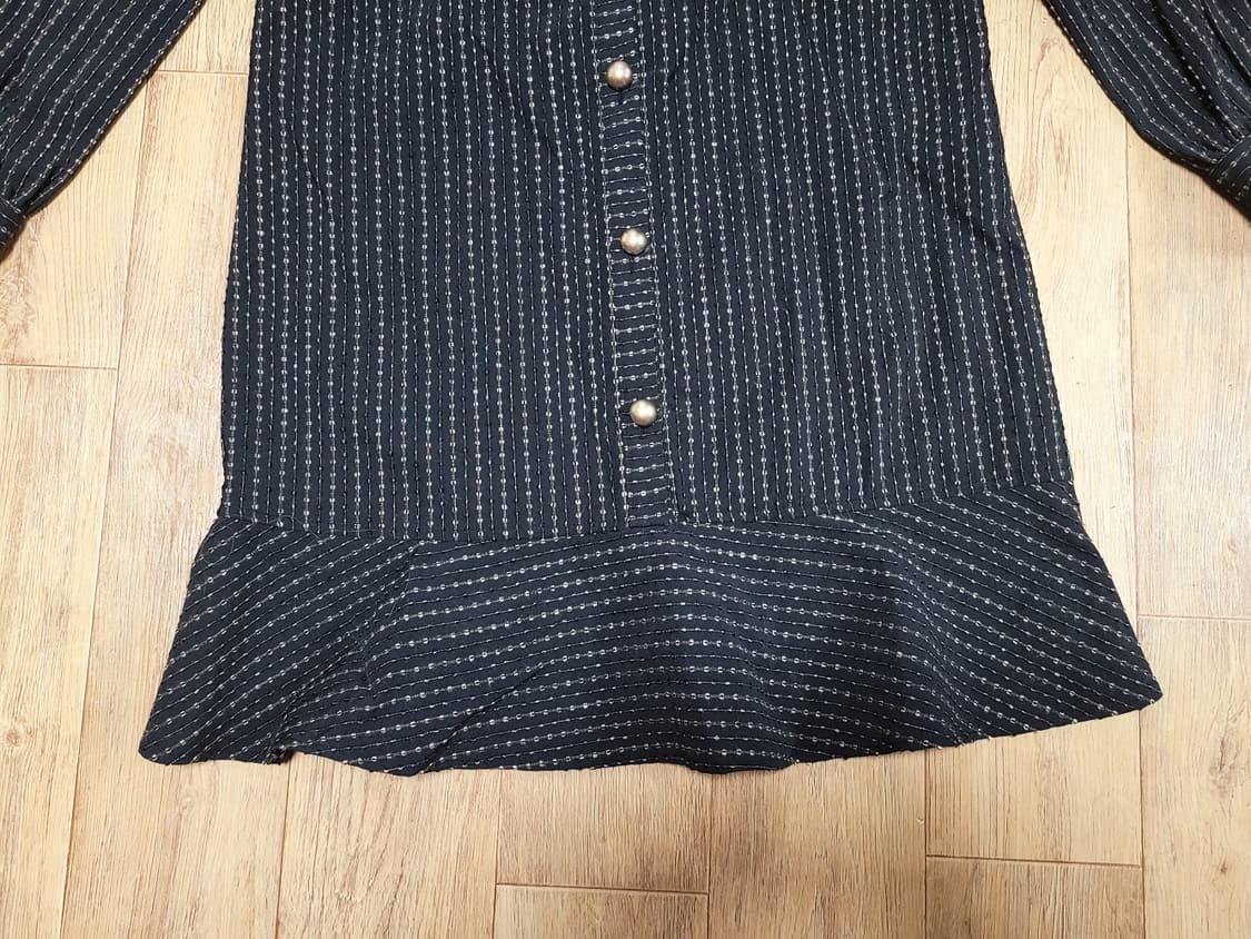 민타레트로(MINTA RETRO) 골드버튼 원피스 55 새상품 상품이미지6