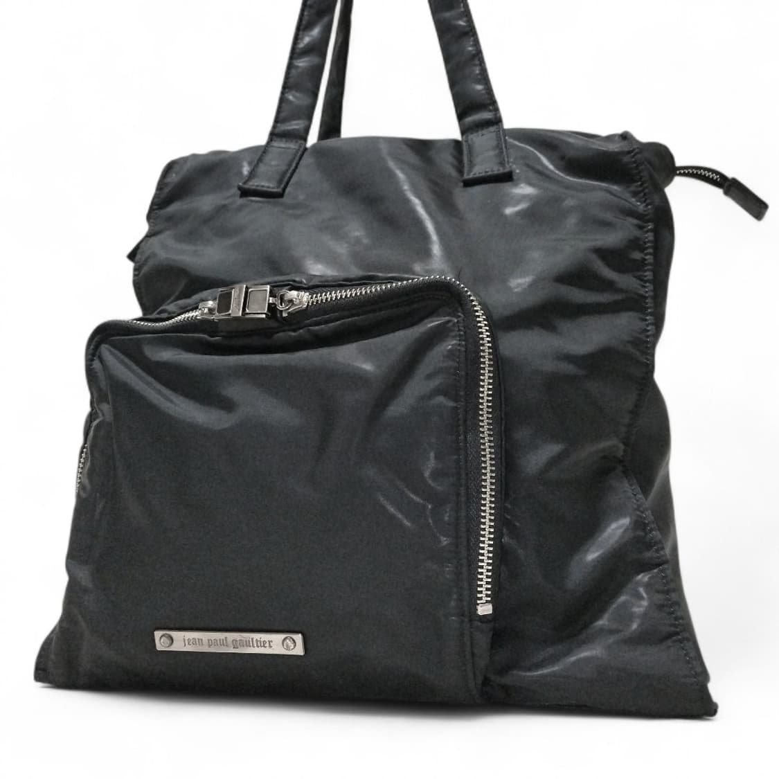 장폴고티에 나일론 지퍼 토트백 y2k 상품이미지3