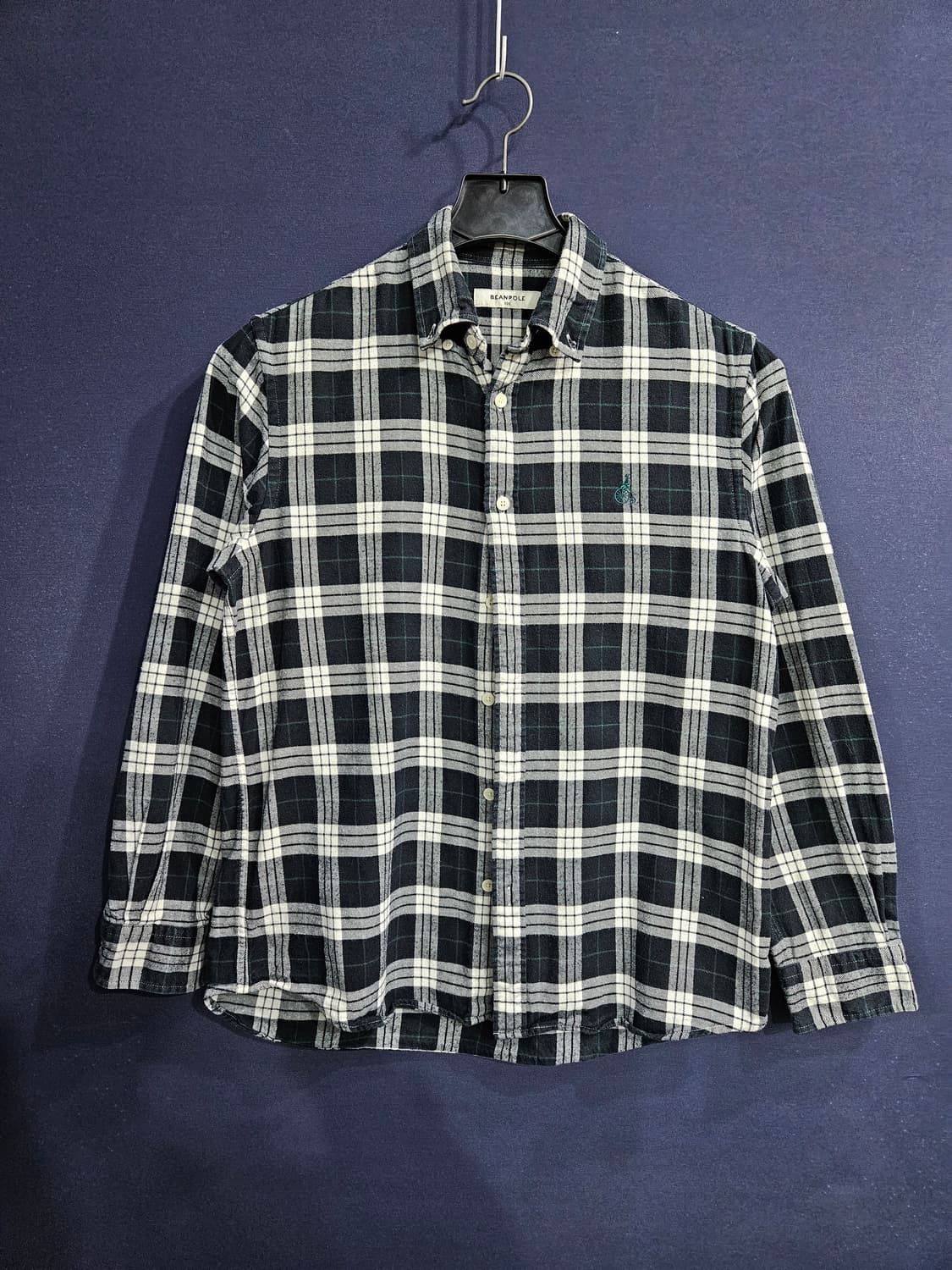 빈폴 스트라이프 체크 남성 100 긴팔셔츠  상품이미지1