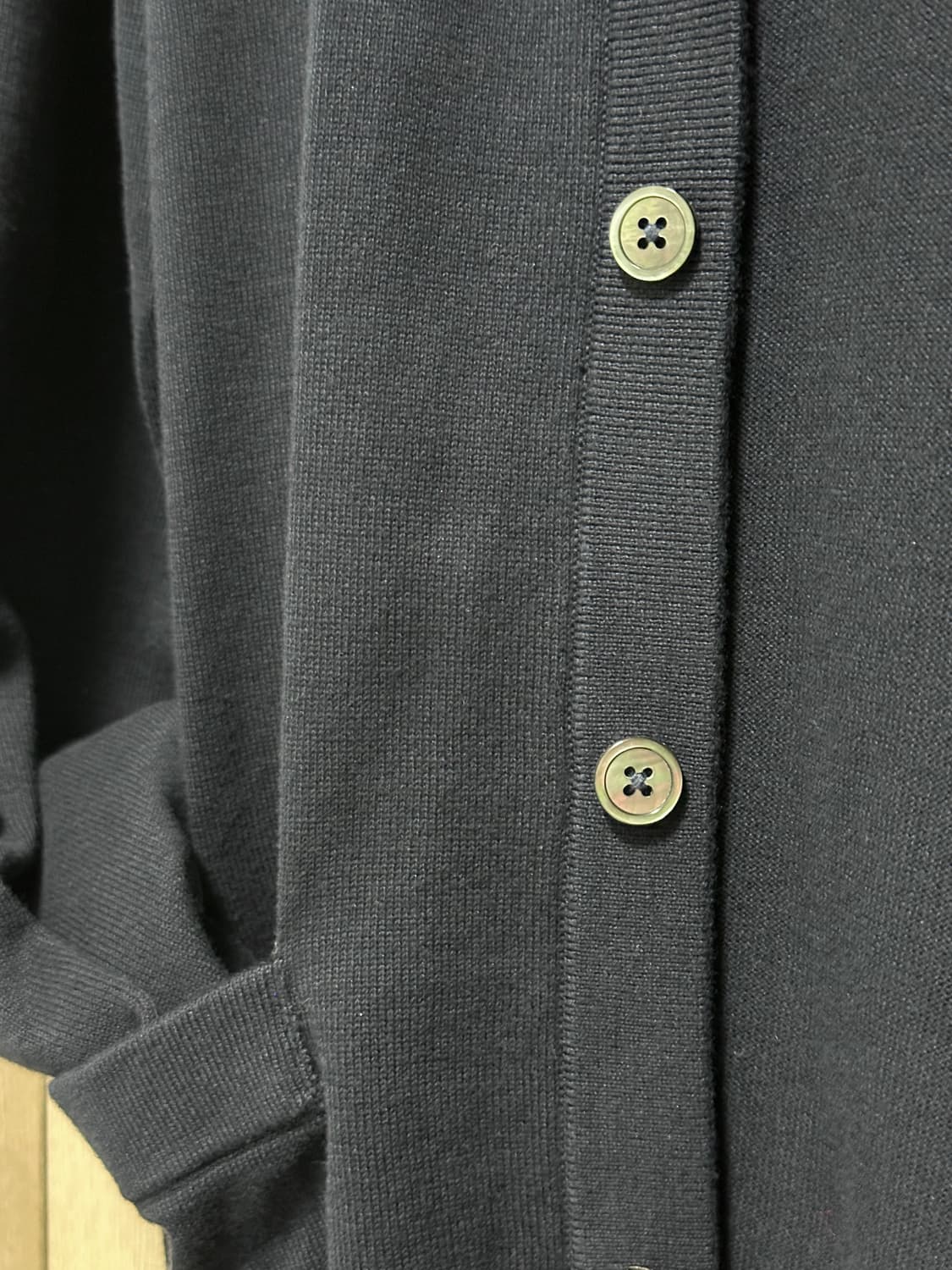 23FW)브룩스브라더스 골든플리스로고 가디건S 95~슬림100/다크네이비 상품이미지6
