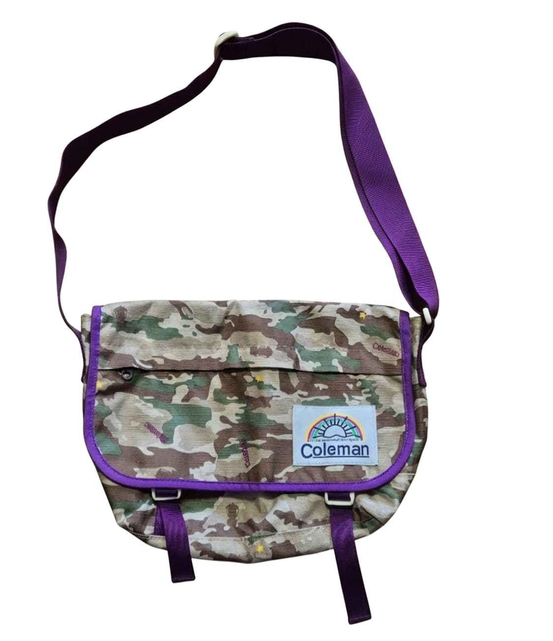 💜대대장급💜coleman콜맨 카모패턴 크로스백/희귀 빈티지/메신저백 상품이미지1