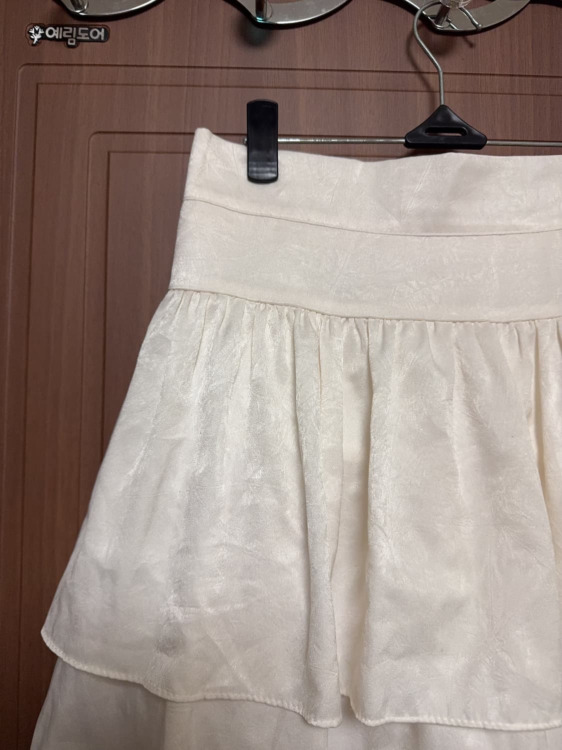 모리걸 하구미 로걀 빈티지 아이보리 플로럴 캉캉 스커트 상품이미지2