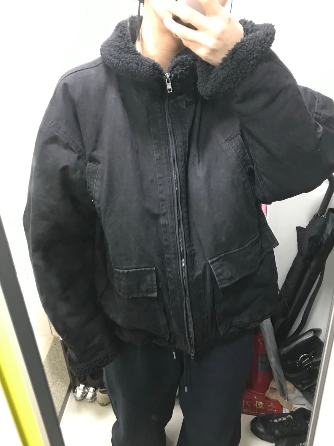 파르티멘토 빈티지 위시드 보아플리스 자켓 상품이미지2