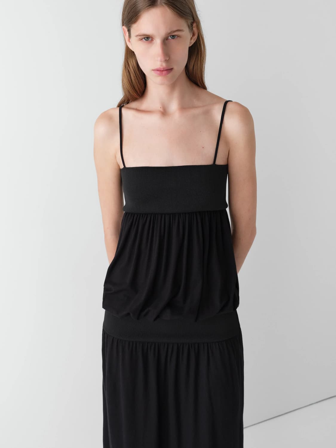 (S) 기마구아스 Selina maxi dress / 블랙 상품이미지2