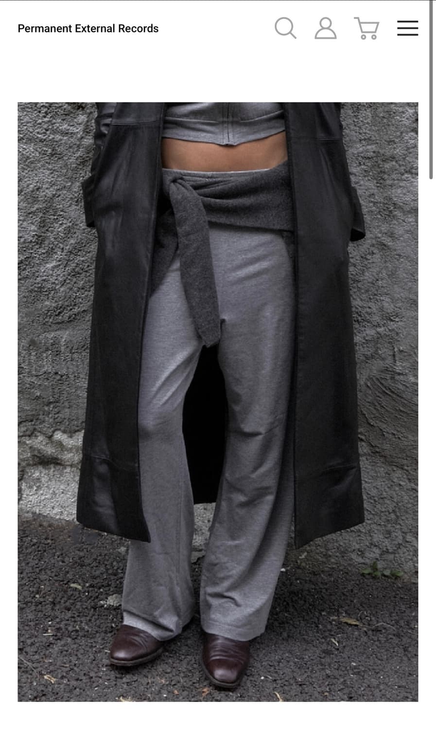 머듈 파자마 팬츠 그레이 2사이즈 상품이미지1