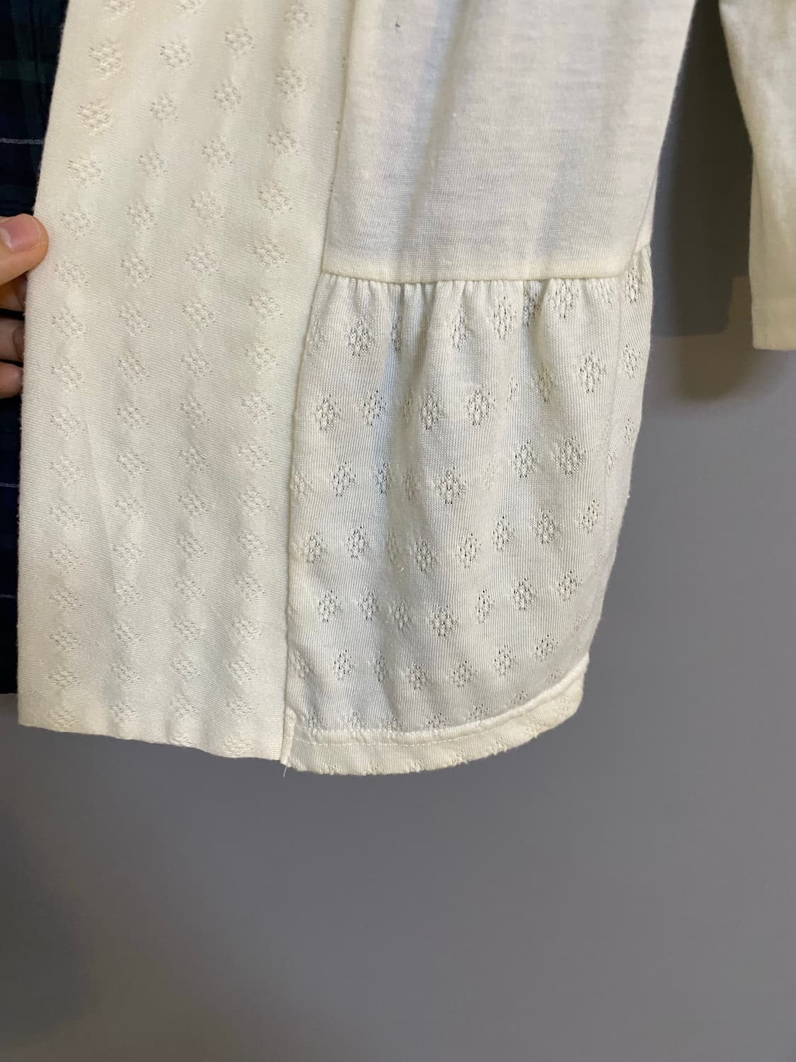 모리걸 빈티지 레이어드 하구미깔 블라우스 상품이미지5