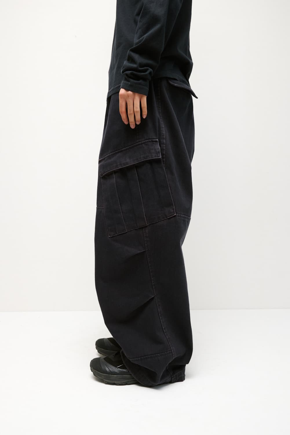 해칭룸 밀팬츠 다크네이비 mil pants 상품이미지2