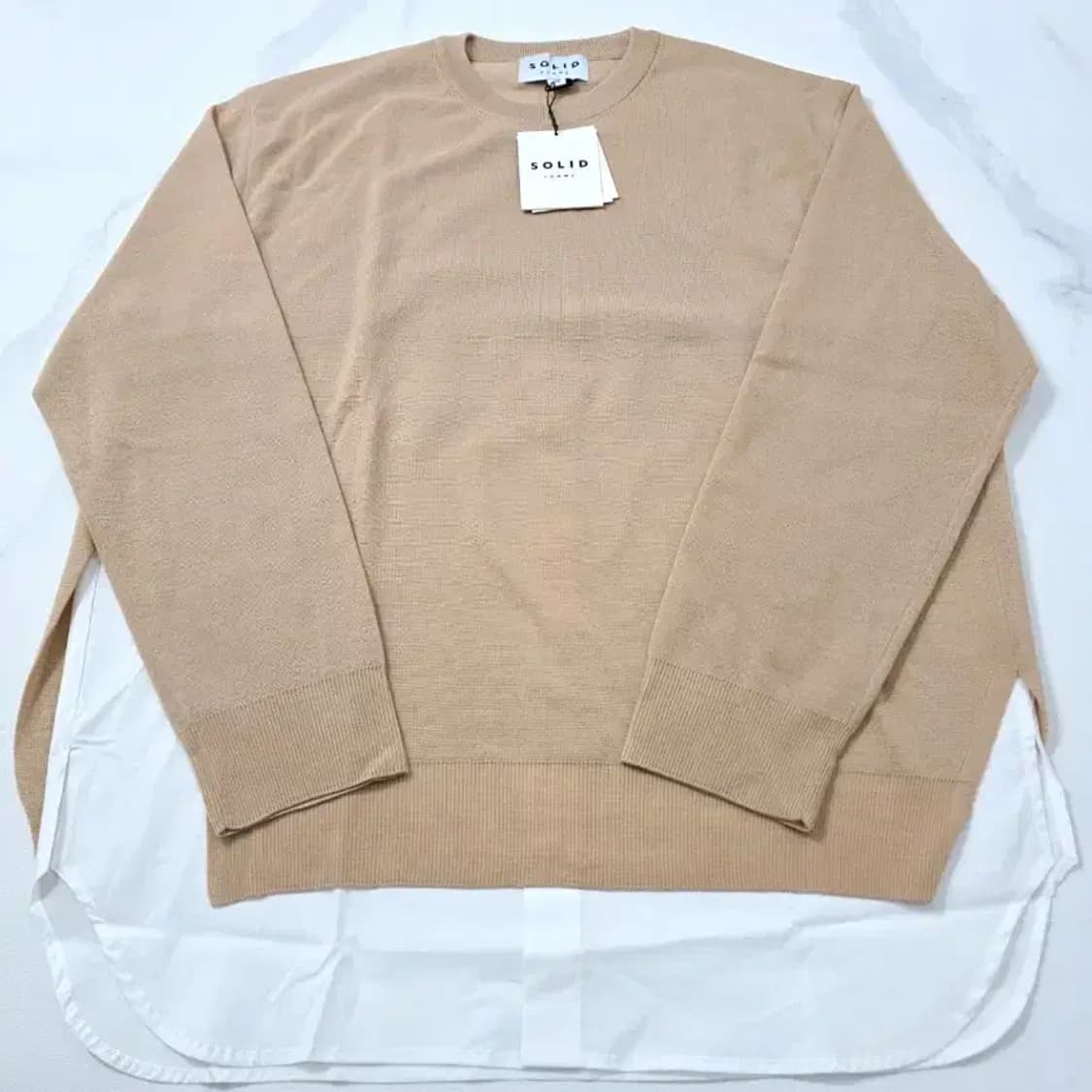 솔리드옴므 니트 새상품 110 상품이미지3